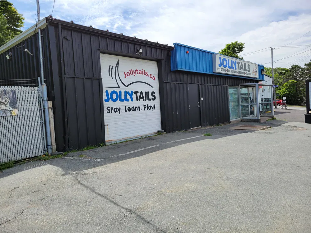 The Jollytails Intercolonial Street storefront in Halifax